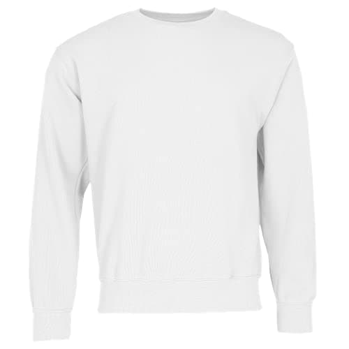 Image of Fruit of the Loom Men's Classic Set-in Sweat Sweatshirt, White, XXL