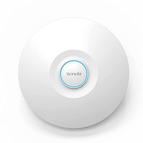 Image of Tenda I29 WiFi 6 AX3000 Wireless Dual Band Gigabit Access Point, Ceiling Mount, Roaming WLAN, MU-MIMO, OFDMA, Central Management, Multiple SSIDs, PoE/DC Power Supply, White