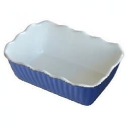 Image of Chabrias Ltd Tulip Deli Bistro SAN Crock Salad Bowl Party Serving Dish Food Display Plate (2.2 litres, Blue)