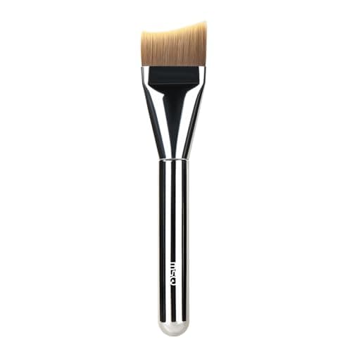 Image of MSQ Foundation Brush Ultra Thin Foundation Brush for Liquid Makeup Slanted Angled Contour Brush Concealer Brush, Dense Makeup Brush for Blending, Cream, Masks