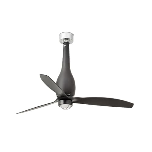 Image of Faro ETERFAN LED Matt Black Ceiling Fan with DC Motor, 3000K