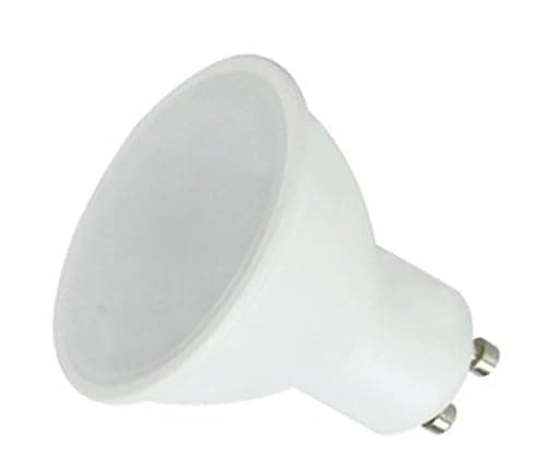 Image of MiniSun | Thermal Plastic 5W Energy Saving LED GU10 Frosted Lens Bulb | LED Bulbs, Home Décor & Improvement Essential | 6500K Cool White