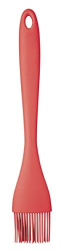 Image of KitchenCraft Colourworks Silicone Basting/Pastry Brush, 26 cm - Red