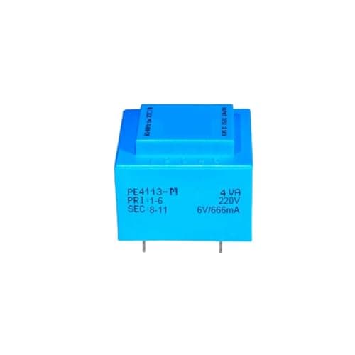 Image of Encapsulated isolation transformer with safety mounting for PCB PE4113-M 4VA 110V-380V/6V/7.5V/9V/12V/15V/18V/24V (4VA 220V 12V)