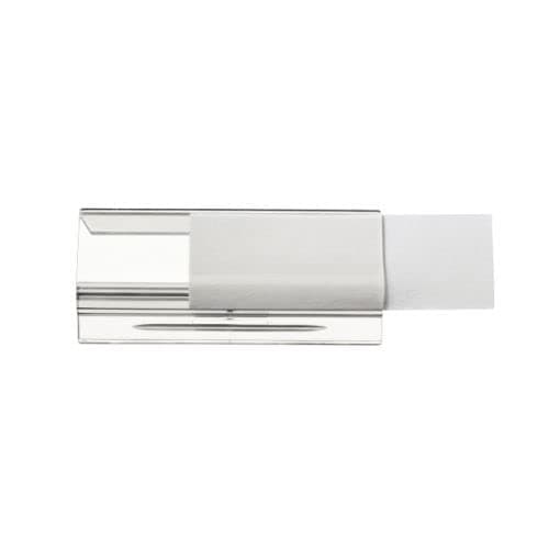 Image of Leitz Ultimate Plastic Tabs for Suspension File Clear Ref 17500002 [Pack 25] + Free finchley Refill Pen (8)