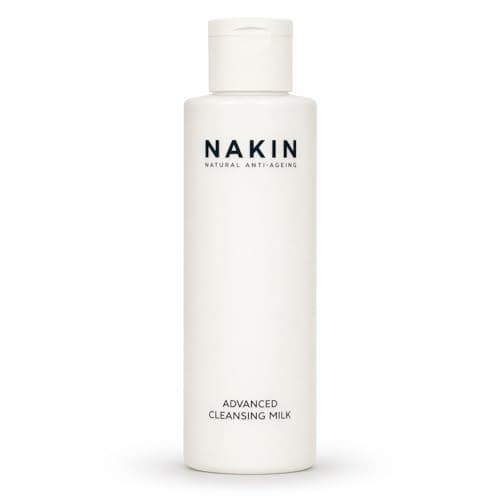 Image of Nakin Cleansing Milk with Hyaluronic Acid, Anti Aging Make Up Remover and Gentle Face Cleanser, Skin Brightening and Hydrating Cleanser with Aloe Vera, Vegan Skin Booster Natural Face Skincare, 150ml