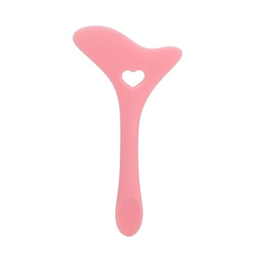 Image of Silicone Eyeliner Tool, Eyeliner Winged Aid Tool, Reusable Eyeliner Stencils Aid Tool, Multifunctional Eyeliner Stencil Drawing Aid Tool, Eyelash Makeup Applicator Tool (pink)