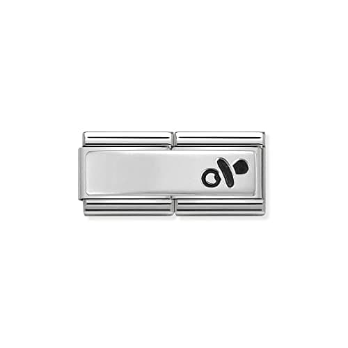 Image of Nomination Ornament NN C, Classic, Double ENGRAV SS, Silver 925 (0.8 g) (Pacifier) 330710/19 Brand