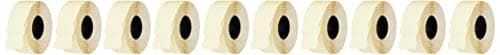 Image of Avery Labels for Labelling Gun 2-Line Removable White 16x26mm 1200 per Roll Ref WR1626 [Pack of 10]