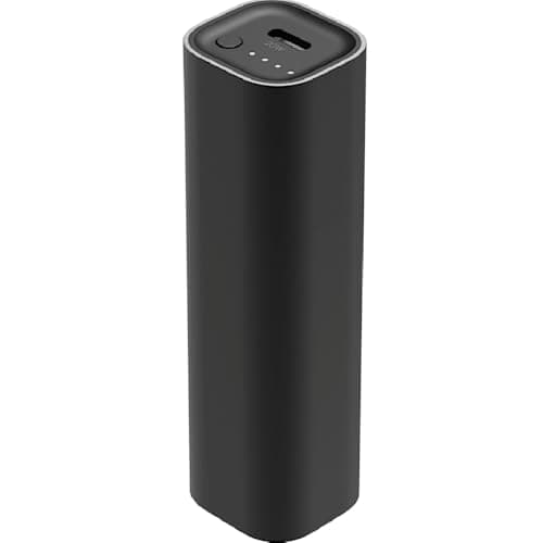 Image of ZAGG mophie Powerstation mini 5K Power Bank, 5,000mAh Portable Battery with 1 USB-C Port, LED, Fast-Charging, Pocket-Friendly Design for Smart Phones, Headphones & Other Small Devices (Black)