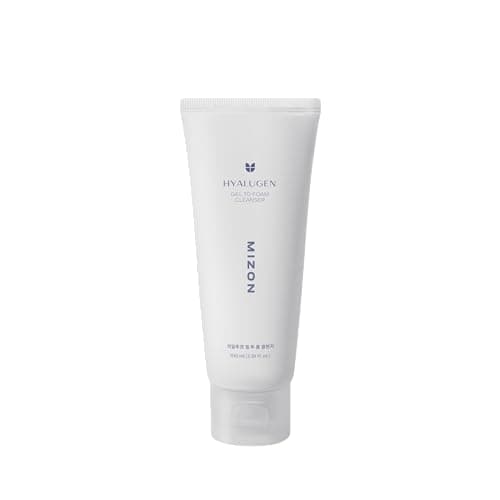 Image of [MIZON] HYALUGEN FOAM TO CLEANSER (100ml) Korean skincare - From Gel to Glow – The Ultimate Moisture-Boosting Cleanser - Collagen & Hyaluronic acid combined