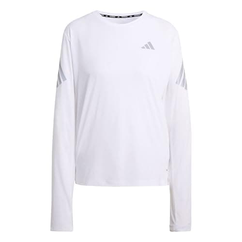 Image of adidas Women's ADI365 Running Climacool Iconic Long Sleeve, White, M