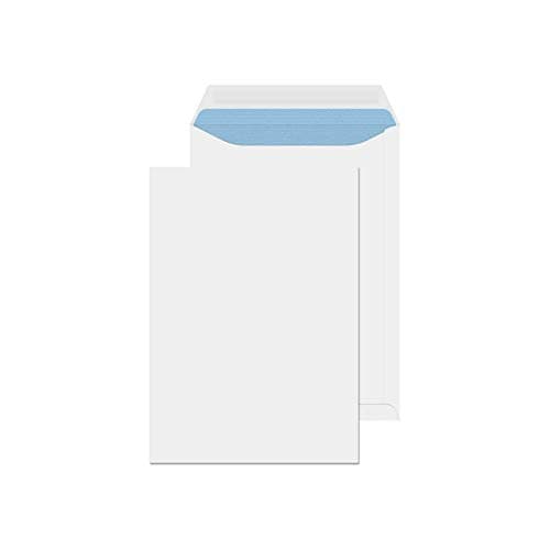 Image of Evour A4/C4 Self Seal White Pocket Envelopes – 229x324mm, 100 GSM, No Window – for Home, Office, and Business Mailing Pack of 25