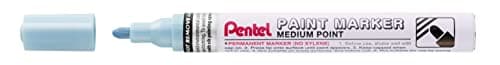 Image of Pentel MMP10 Paint Marker Pen, 4.5mm Tip Medium Bullet Point, Metallic Pearl Light Blue ink (Single Pen)