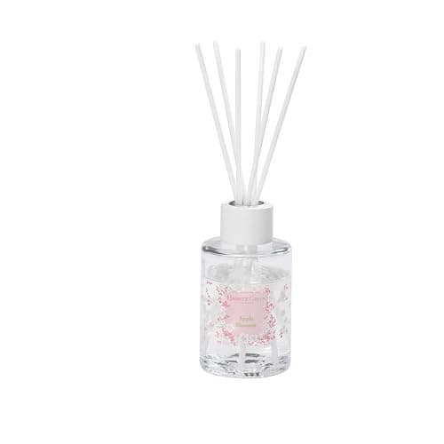 Image of Hassett Green London - Apple Blossom - Large Fragrance Oil Reed Diffuser - 200ml Glass Bottle with 6 Thick Fibre Reeds - Packaging-Free