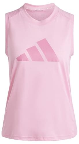 Image of adidas Women's Train Essentials Big Performance Logo Training Tank Top, Bliss Pink/Pink Fusion, XS