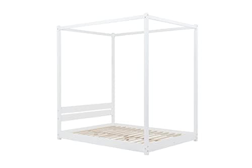 Image of Birlea Darwin Four Poster Double Bed White