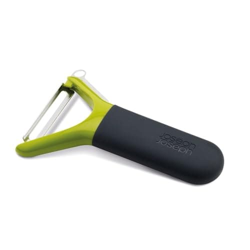 Image of Joseph Joseph Y Shaped Stainless Steel Peeler, Vegetable Peeling, Potato Eye Remover & Scraping Blade, Dishwasher Safe - Green