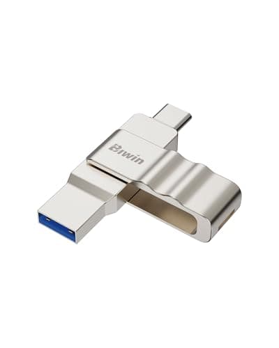 Image of Biwin UD150 USB 3.0 Flash Drive 32GB, Memory Stick with Transfer Speeds Up to 150 MB/s, Dural-Port USB Type-C Type-A Pen Thumb Drive for Smartphones, Laptops, Desktops and Tablets