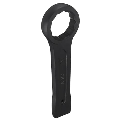 Image of sourcing map Slogging Box End Striking Ring Wrench 54mm Metric CR-V Steel 12-Point Flat Strike Wrench Baking Paint Single Head Spanner Hand Tool for Mechanical Automotive Repair