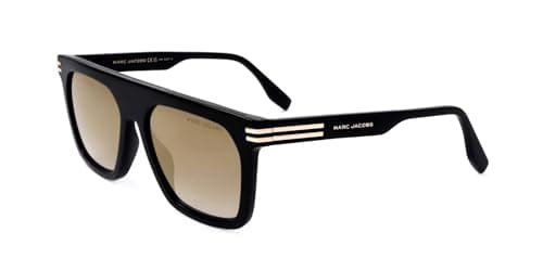 Image of Marc Jacobs Marc 680/s 807/FQ BLACK Sunglasses Unisex Acetate, Standard, 17