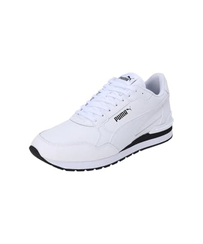 Image of PUMA Unisex Adults ST Runner V4 L Sneaker, PUMA White-PUMA Black-PUMA White, 10 UK
