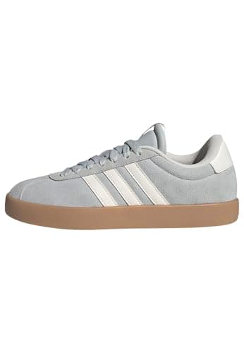 Image of adidas Women's VL Court 3.0 Shoes, Wonder Silver/Off White/Gum, 7 UK