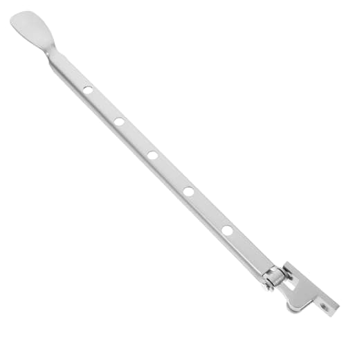 Image of FESTFENDS Casement Window Stay with Zinc Alloy Material for Enhanced Security 10 Inch Adjustable Double Positioning and Thickened Reinforced Design and Home Or Office Window