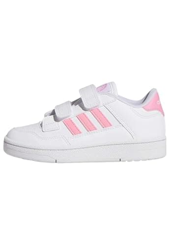 Image of adidas Unisex Kids Rapid Court Childrens Shoes, FTWR White/Bliss Pink/FTWR White, 11 UK Child