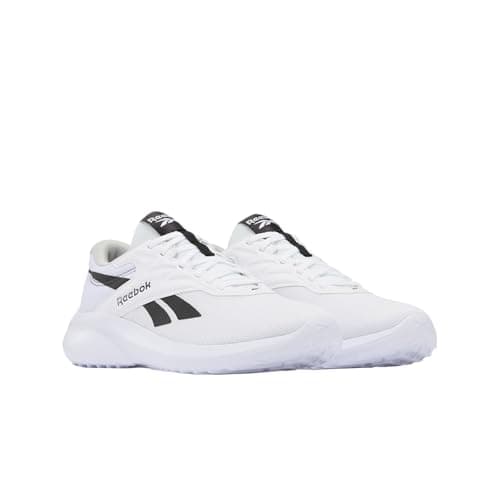 Image of Reebok Men's Lite 5 Trainers, White Washed Black Grey 1, 8 UK