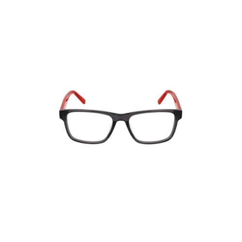 Image of Fila VFI219 Glasses, Shiny Transparent Dark Grey, 55 for Men, Shiny Transparent Dark Grey