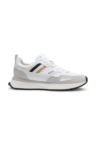Image of BOSS Mens Jonah Running Trainers Runners White 9 (43)