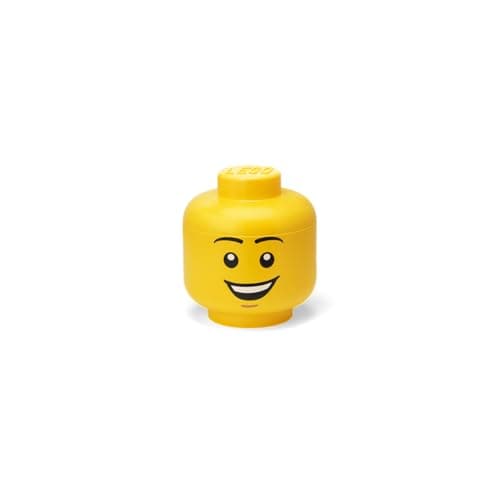 Image of Room Copenhagen LEGO Storage Head Mini - Kids’ Toy Storage Box with Lid, Stackable Organizer, Stackable & Playful Design