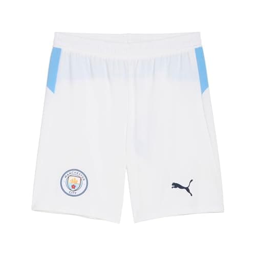Image of PUMA Manchester City FC Men's Shorts 25/26, White (White x Team Light Blue), XL