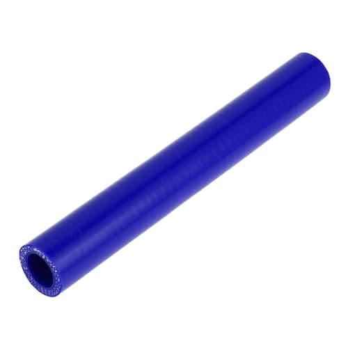 Image of X AUTOHAUX 1 Pcs 18mm 0.71" ID 200mm 7.87" Length 0 Degree Blue Car Silicone Hose Coolant Hose Universal