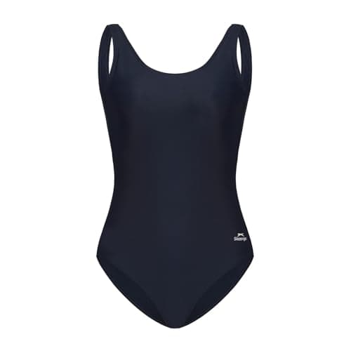 Image of Slazenger Womens Basic Swimsuit Navy 14 (L)