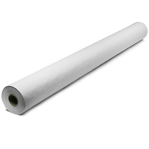 Image of Venuscello® Banquet Roll 50M | White Paper Banqueting Roll for Wedding Buffet Dinner Home Large Disposable Table Paper Cloth Cover