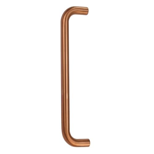 Image of Access Hardware Satin Copper D Shaped Door Pull Handles - 400mm Centres