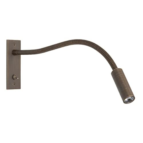 Image of Astro Leo Switched LED Indoor Reading Light (Bronze), High Power LED, Designed in Britain - 1295003-3 Years Guarantee