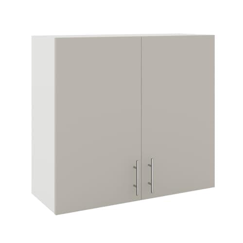 Image of JD Greta 800mm Kitchen Wall Cabinet with Door – Wall Unit – Cashmere Matt – Modern Storage Cupboard