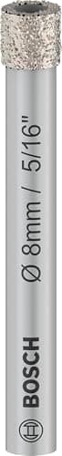 Image of Bosch 1x PRO Ceramic Diamond Dry Drill Bit for Cylindrical Shank and Rotary Drill/Drivers (for Tiles, Hard tiles, Ø 8 mm, Professional Accessory Rotary Drill/Drivers)