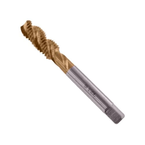 Image of M6 Cobalt Spiral Flute Tap - HSS-E Machine Threading for Blind Holes, 6mm Shank, 19mm Flute