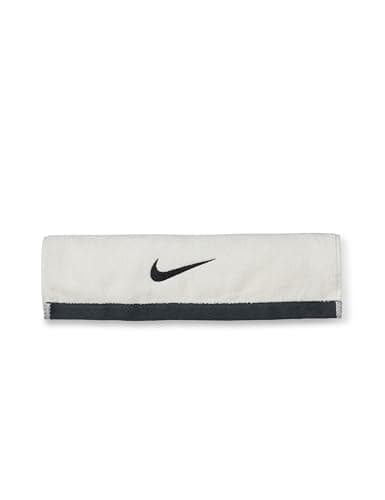 Image of Nike Fundamental Towel NP Sports Towel Fitness Training Gym Towel Absorbent, White/Black, M