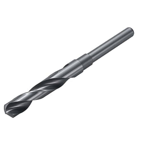 Image of sourcing map 13.9mm (35/64") Drill Bit 3/8" Reduced Shank M2 High-Speed Steel Nitriding Black 135° Bits for Hard Metal Stainless Steel Professional