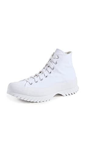 Image of Converse Chuck Taylor All Star Lugged 2.0 Foundational Canvas Trainers Women White - 6.5 - Hi Top Trainers Shoes