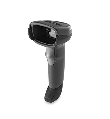 Image of Zebra Barcode Scanner - Corded Handheld 2D Barcode Reader/Imager - With Micro USB Kit for POS - Suitable for Transportation, Retail & Hospitality Industries - DS2208- Black