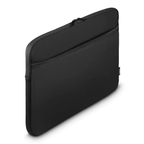Image of Hama "Neoprene" Laptop Sleeve with front compartment, 36 cm - 40 cm (14.1" - 15"), Black