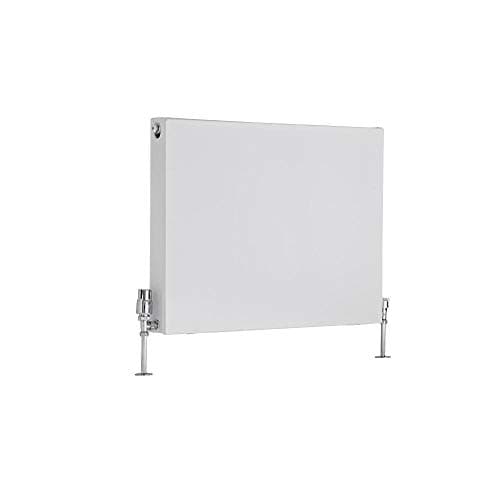 Image of Milano Mono White Type 21 Horizontal Double Flat Panel Plus Convector Radiator - 600mm x 800mm