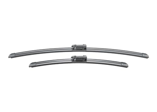 Image of Bosch Wiper Blade Set Wiper Blade Set Front Windscreen, Blade Design: Flat Bar Wiper, Length 1: 600 mm Length 2: 400 mm 3 397 014 01R