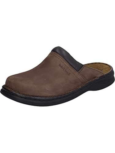 Image of Josef Seibel Max Men Clogs, Genuine Leather Men's Shoes, Brasil 9 UK(43 EU)